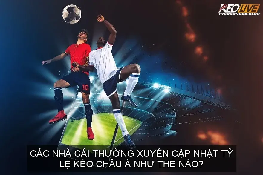 Các nhà cái thường xuyên cập nhật tỷ lệ kèo châu Á như thế nào?